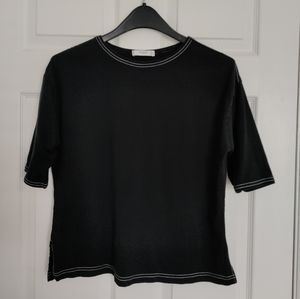 MANGO Misses size XS elbow sleeve top